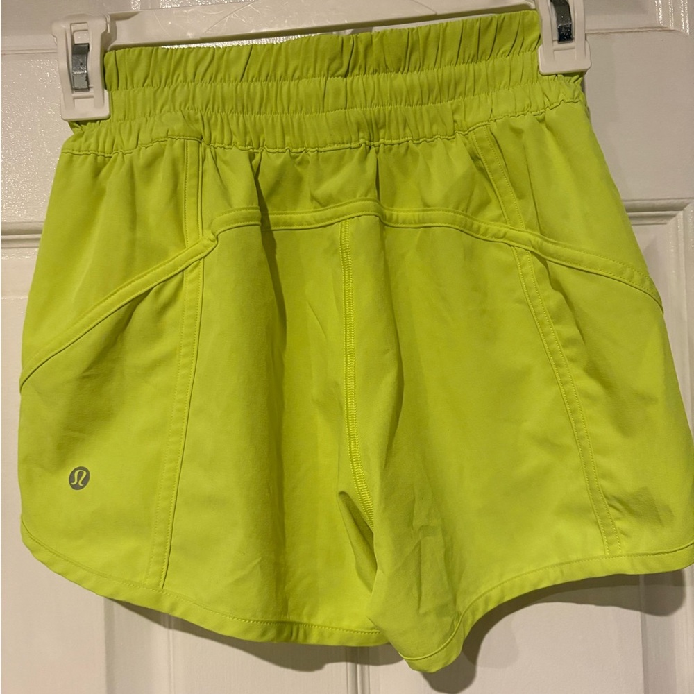 lululemon athletica Women's Neon Yellow Athletic Shorts